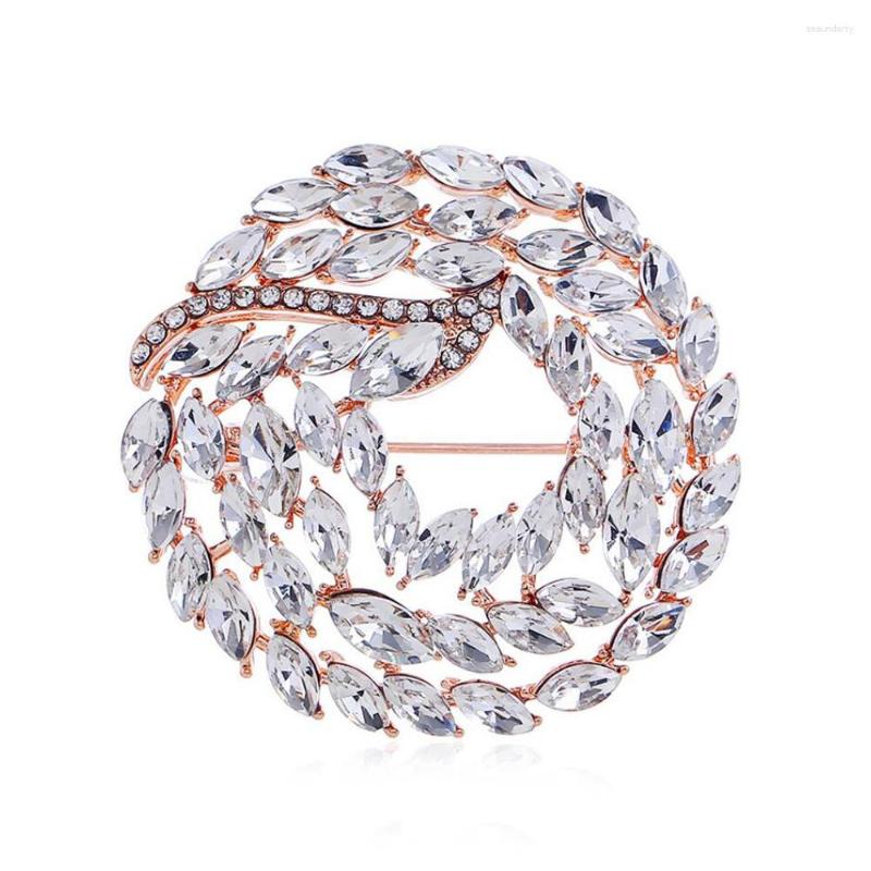 

Brooches Crystal Women Jewelry Alloy Pins And Brooch Female Party Clothing Accessories