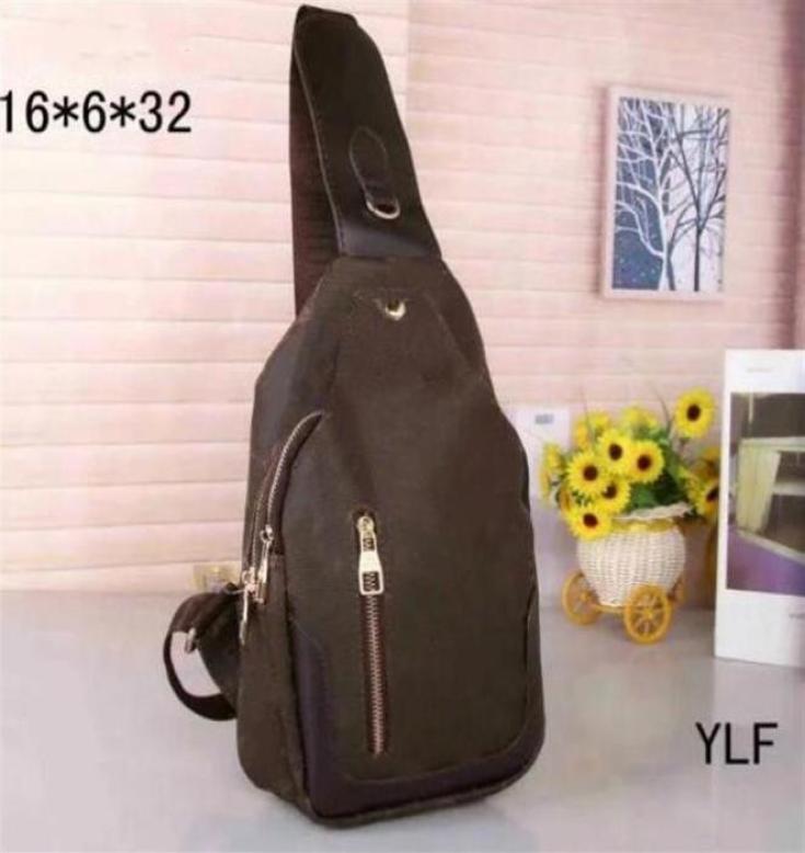 

High quality handmade fashion men sling bag cross body messenger bags 4 colors outdoor women waist bag pack chest bag sell NO6218R9877733, Cream
