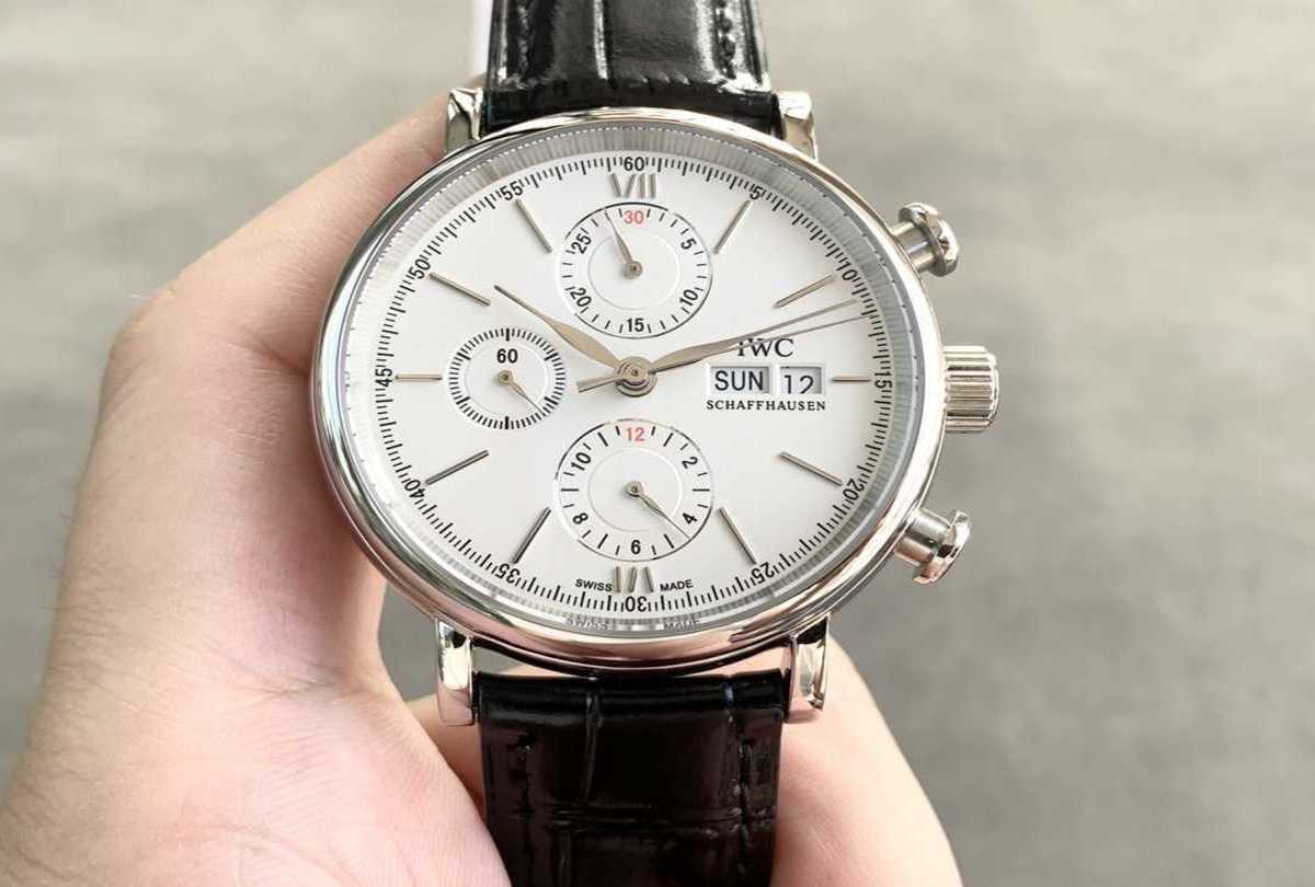 

Waterproof Designer 7750 movement Business New wrist watch I W 42mm*13.5mm mens Classic business montre iced out bezel gift TW Factory watches high quality tank 13X