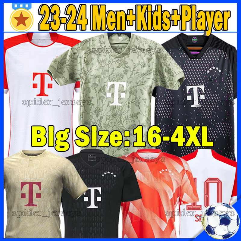 

XXXL 4XL 2023 2024 Soccer jerseys BAYERN Oktoberfest SANE LEWANDOWSKI COMAN GNABRY DAVIES KIMMICH DE LIGT 22 23 munich kids Kits Football shirts Fans Player versions, 23-24 pre-match