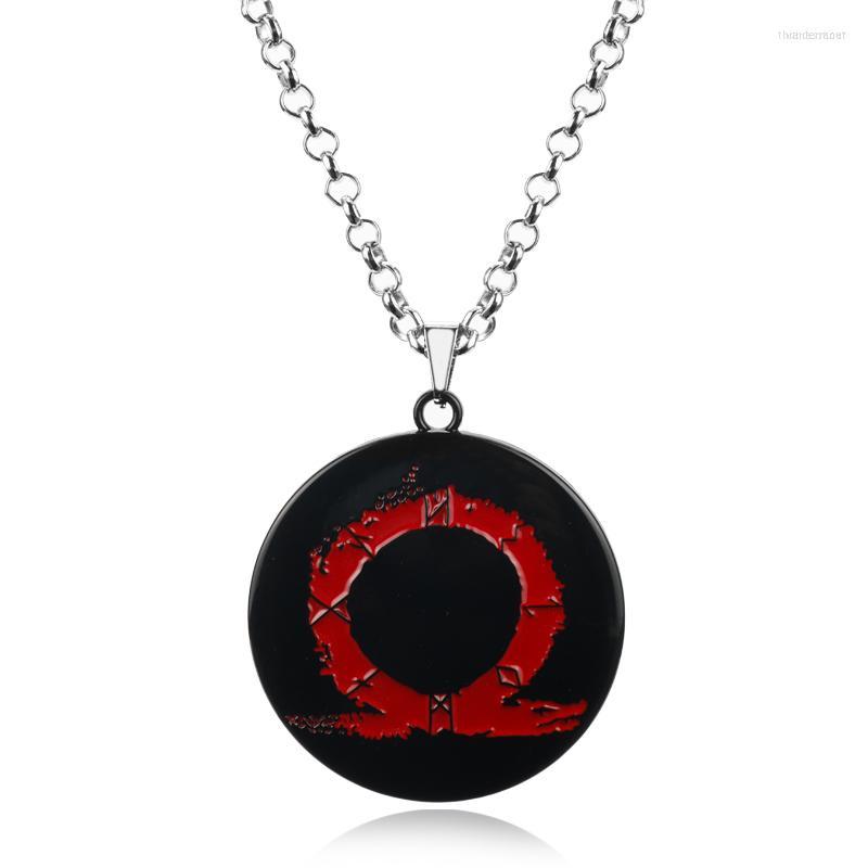

Chains MQCHUN Fashion God Of War Necklaces Kratos Ares Logo Pendant Rope Chain Jewelry For Women And Men Jewelry-30