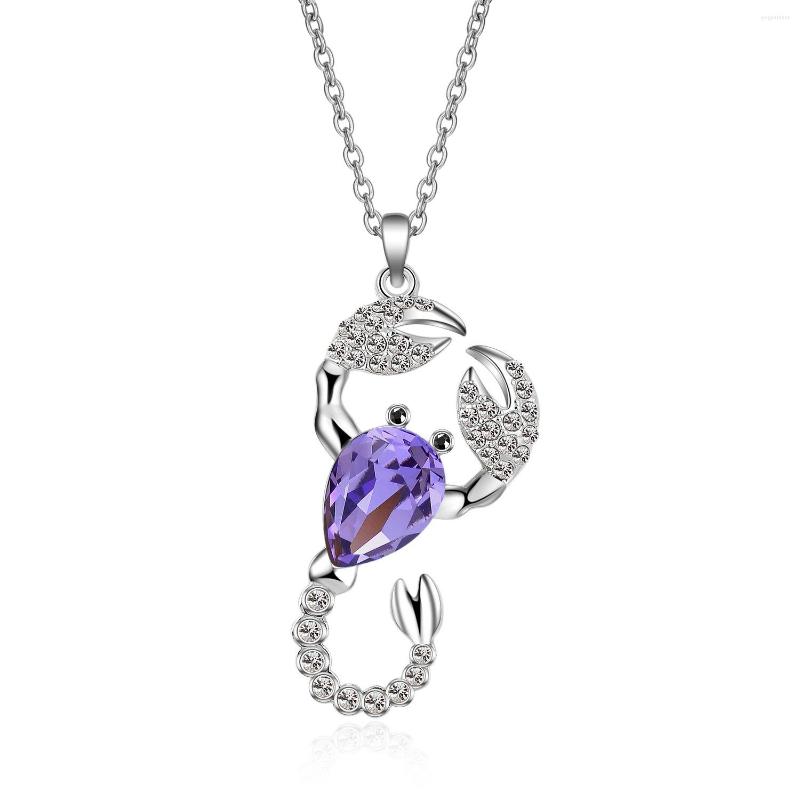 

Pendant Necklaces NL-00257 In Trending Jewlery Accessories For Women Crystal Scorpion Necklace Wedding Gift Girlfriend Black Friday Sale