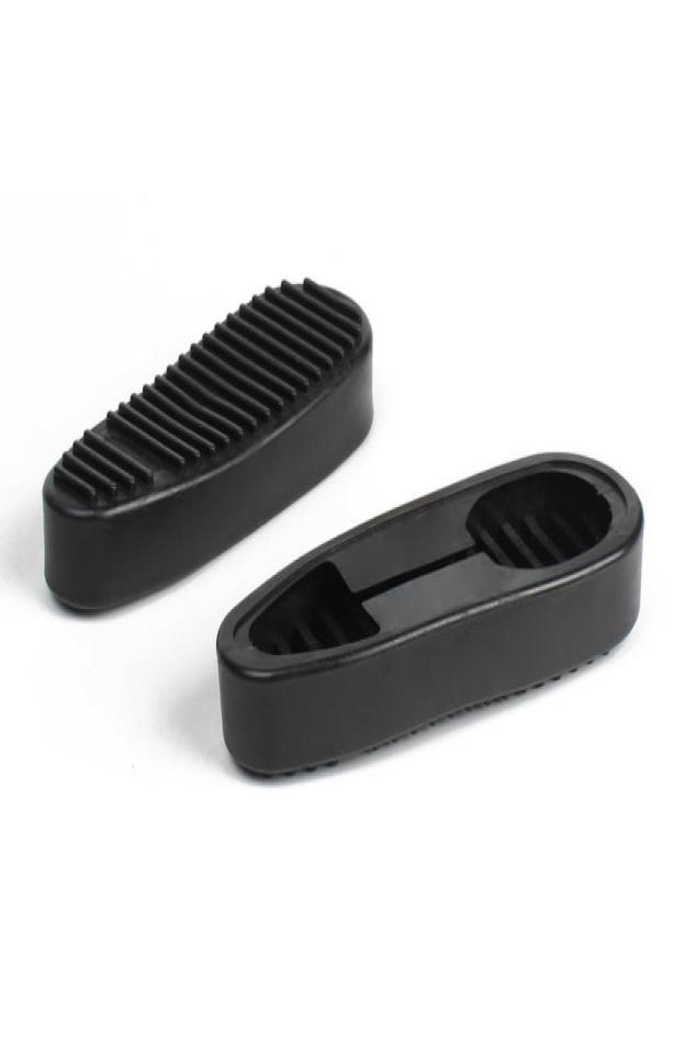 

Airsoft hunting AR 15 Accessories Tactical Non Slip Rubber Buttpad recoil pad for pistol stock shooting6763764, Black