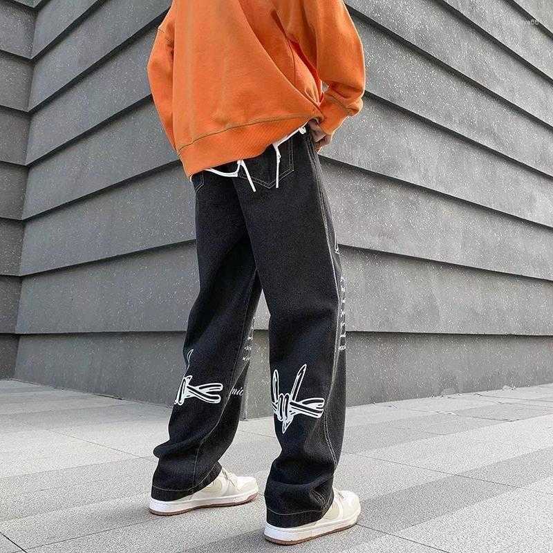 

Men's Jeans Hip Hop Denim Embroidery Women Board Harajuku Y2k Pants Men Vintage Streetwear Baggy Casual Trousers Jogging0ubr, 07-1