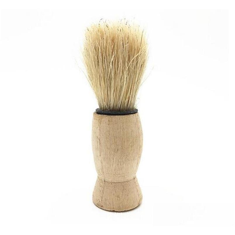 

Makeup Brushes Nature Wooden Handle Soft Mens Shaving Brush Pure Big Nylon Hair Face Cleaning Facial Razor Shave Tools Kd1 Drop Deli Dhuoy
