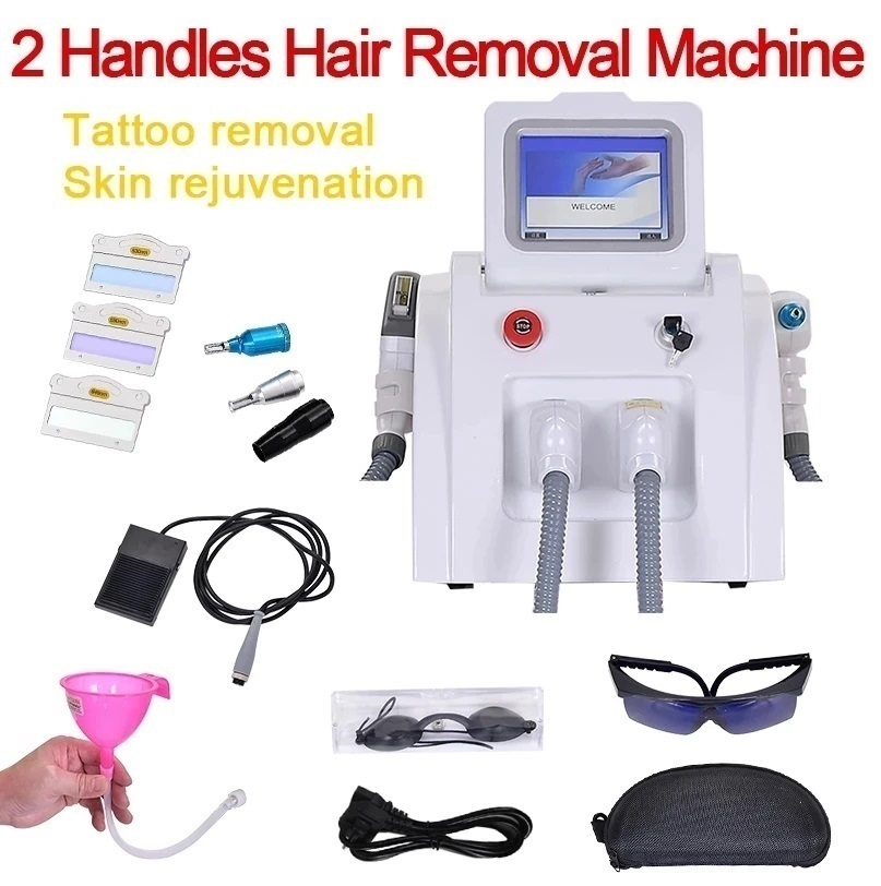 

Portable Elight OPT IPL Permanent Hair Removal Machine For Skin Rejuvenation Laser Tattoo Removal machines Beauty device