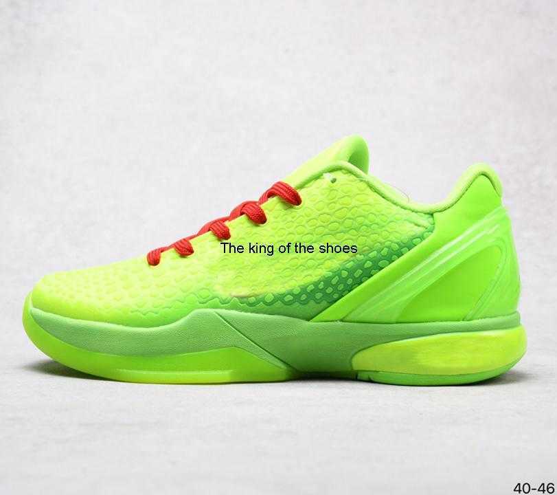 

Basketball shoes Mamba ZK Ko be 6 Grinch Protro GRINCH 7-12 Protro erica designer Sneakers men chaussures sports Running All Star CW2190-100