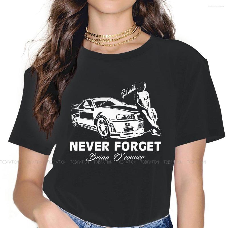 

Women' T Shirts Women Clothing Fast&Furious Action Films Graphic Print Female Tshirts Vintage Grunge Loose Tops Tee Kawaii Girls, Coffee