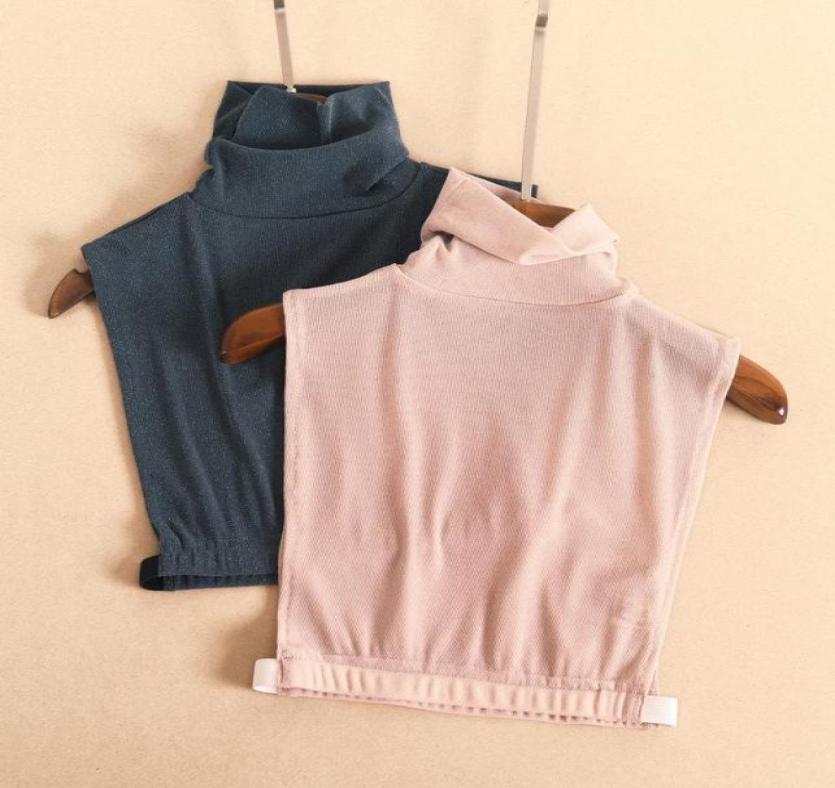 

Bow Ties Korean Style Turtleneck Fake Collar Women Stand Shirt False Neckwear Detachable Female Nep KraagieBow2566005