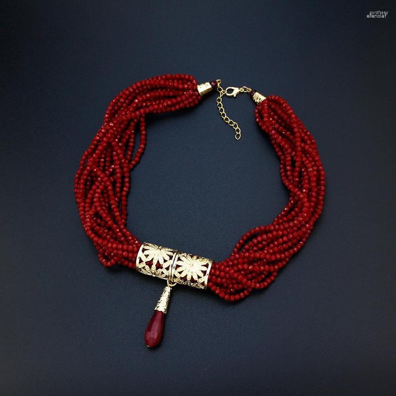 

Choker Neovisson Gorgeous Morocco Handmade Necklace Algeria Natural Stone Caftan Neckalcee Arabic Bride Gift