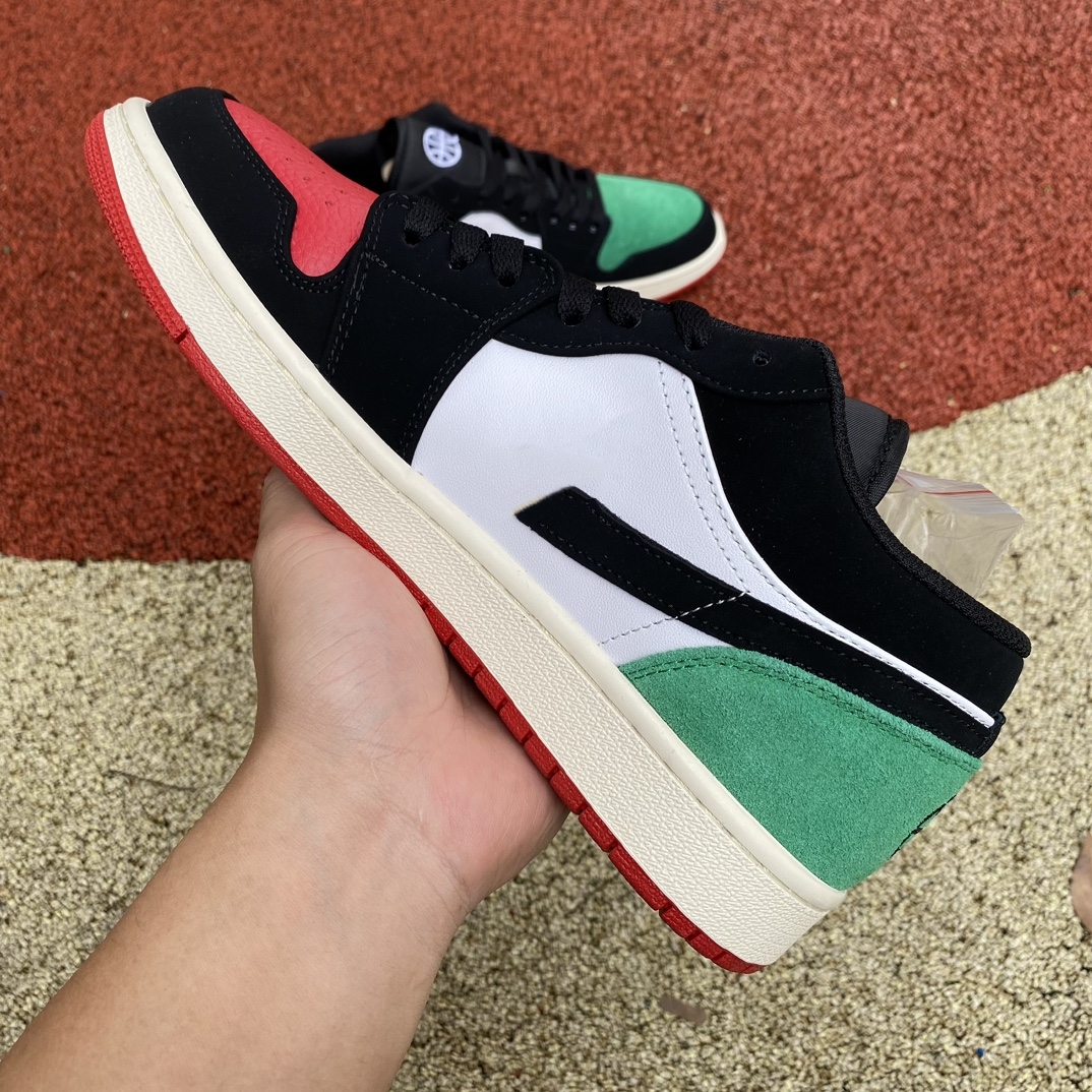 

Where To Buy 1s Quai 54 Basketball Shoes Jumpman 1 Low White Black-University Red-Classic Green-Sail Lifestyle Sports Sneakers
