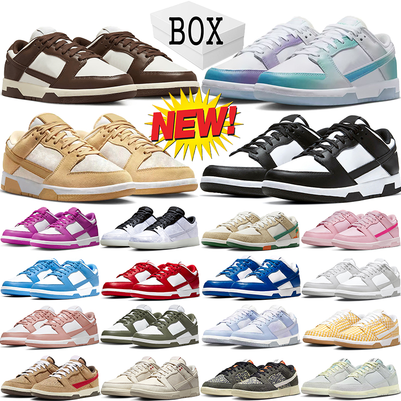 

designer shoes sb low running shoes lows for mens womens panda black white Jarritos Cacao Wow Gold Suede Rainbow Trout Active Fuchsia sports trainers sneakers, #20 court purple 36-47