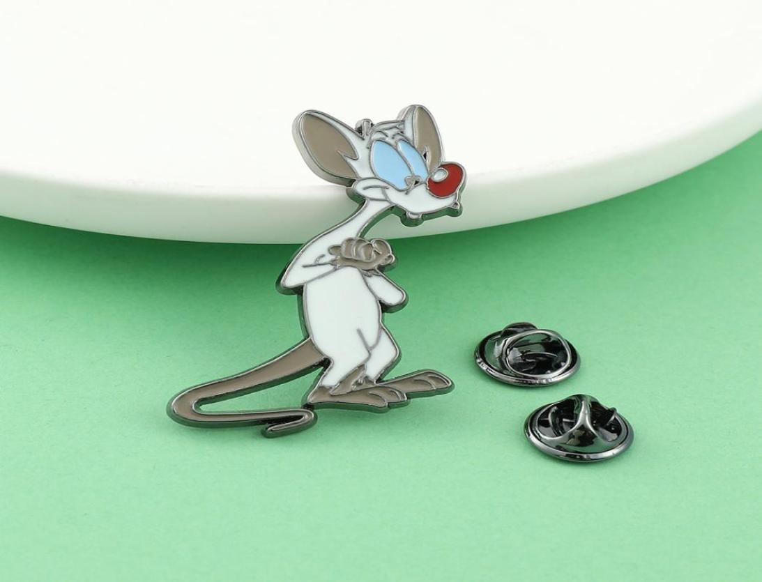 

Novelty Cute Mouse Funny Enamel Pins for Clothes Badges on Backpack Lapel Pin Decoration Anime Jewelry Accessories Gifts3126965, Red