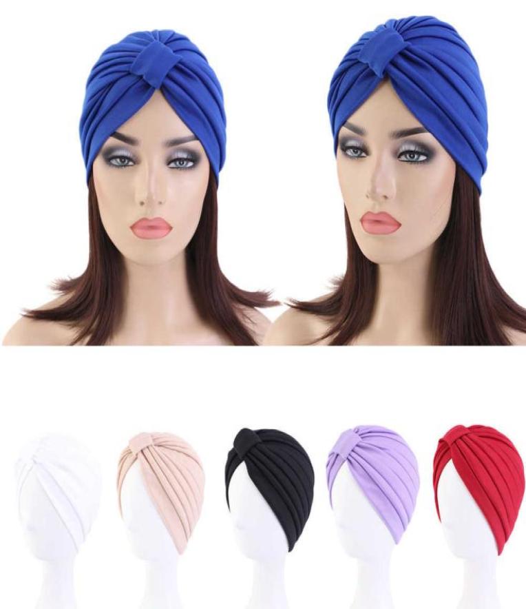

Women Hair Loss Hat Head Scarf Turban Cap Hijab Muslim Cancer Chemo Hat Cover Wrap Islamic Bonnet Pleated Skullies Beanies Cap X085868548