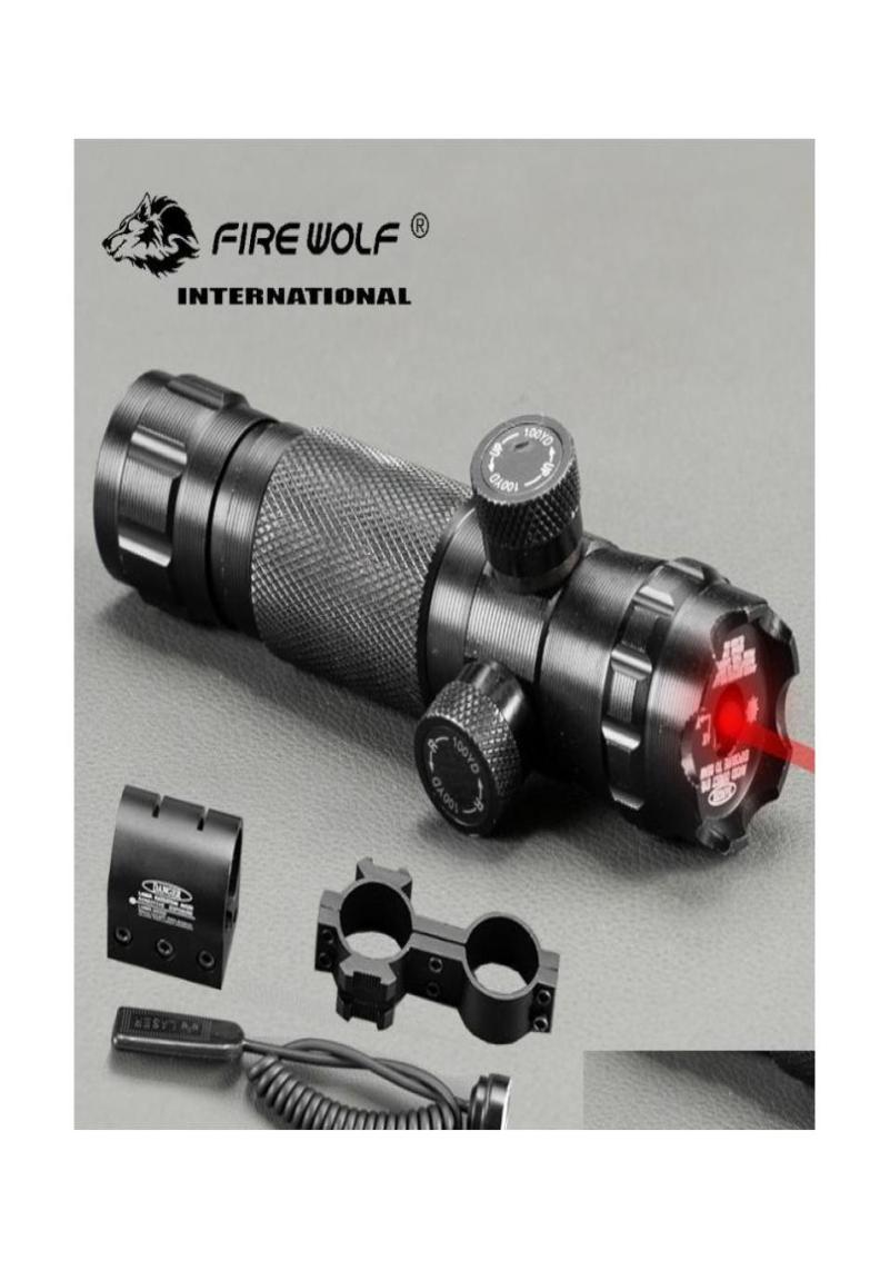 

Hunting Scopes Tactical Adjust Red Dot Laser Sight Rifle Scope With 2 Mounts Picatinny Weaver Rails Air Soft Drop Delivery Sports 6104757