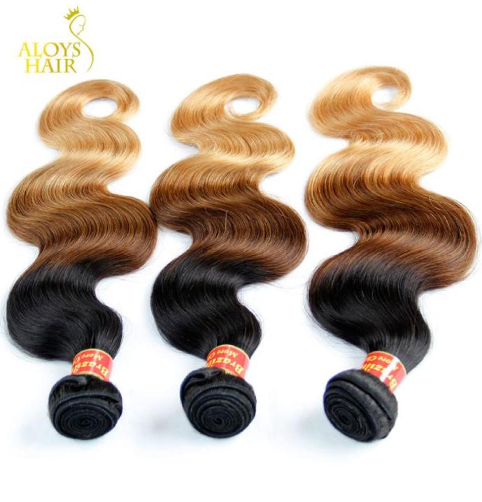 

Ombre Human Hair Extensions Brazilian Body Wave Virgin Hair Weave Bundles Three Tone 1b427 Grade 8A Ombre Remy Brazilian Human 7436594