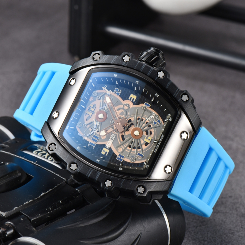 

2023 all the crime quartz watch dial work, leisure fashion scanning tick sports watches