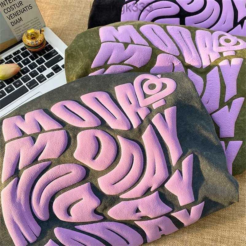 

Wholesale custom 3d puff print t shirt manufacturer washed vintage acid wash distressed oversized drop shoulder t shirt, Gray