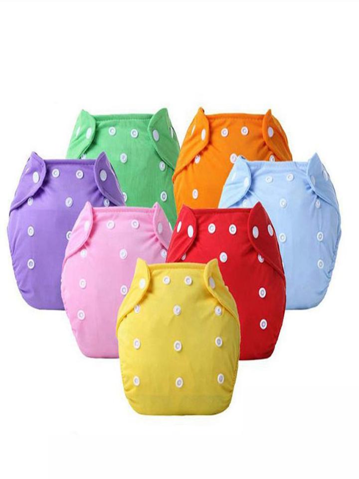 

Reusable Baby Cloth Diaper Washable Adjustable Training Pant Cloth Diaper Baby Ecofriendly Diapers 7 colors KKA78532706806, Clear
