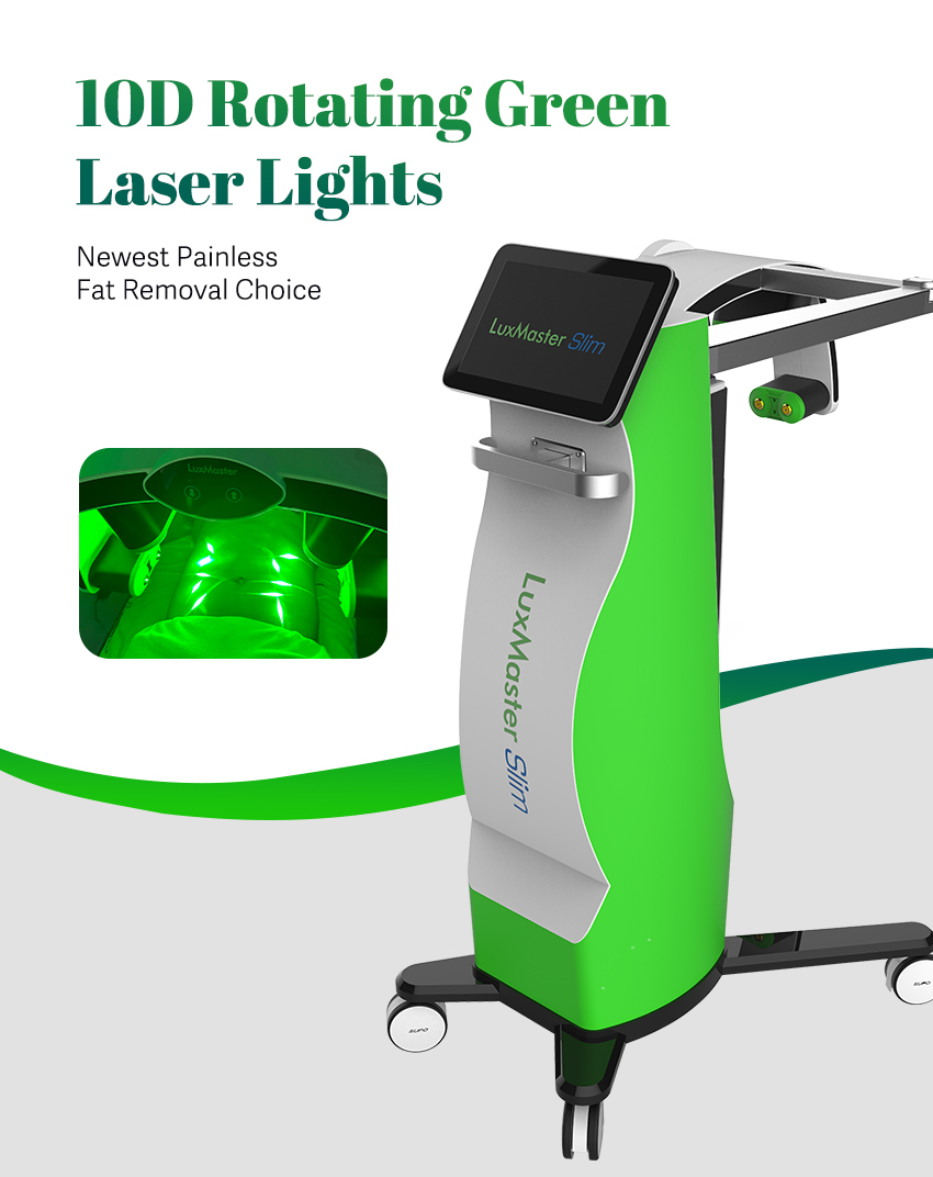

2023 Newest LUX MASTER SLIM 10D LIPO laser weight loss Painless Fat Reduce slimming machine 532nm Green Lights Cold Laser Therapy device beauty salon Equipment