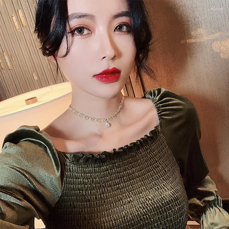 

Chains Niche Cold Style Metal Clavicle Chain Choker Simple Short Temperament Necklace