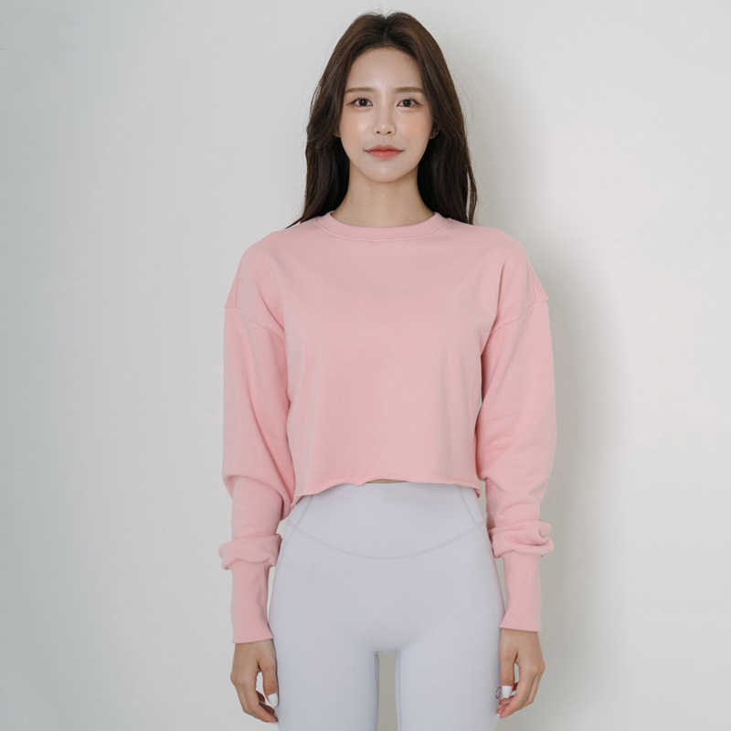 

LL-118 Yoga Women's T Shirt Causal Sweatshirts Loose Fit Long Sleeve Sweater Ladies Cotton Workout Athletic Gym Woman Shirts Causal Clothing 23ss, Black