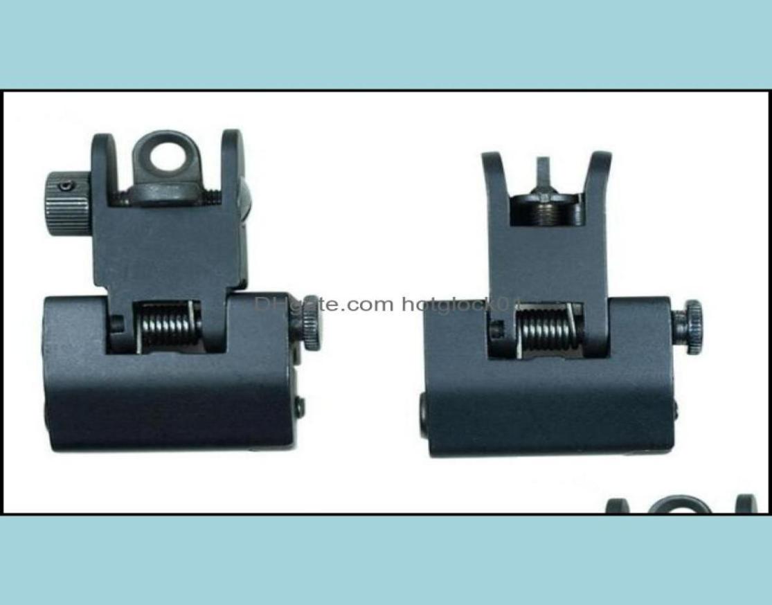 

Accessories Scope Mounts Hunting Up Front Rear Buis Metal Floding Backup Iron Sight Set For Rifle Ar15 Drop Delivery 2022 Sports O6457956