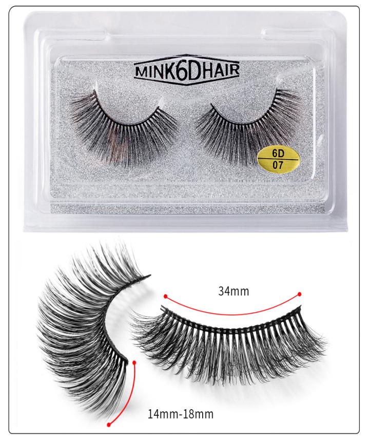 

Dropshippping 1 Pair1 Set 6D False Eyelashes Natural Thick Curly Long Eye Lashes Wispy Makeup Beauty Extension Tools Handmade 3D 3654259