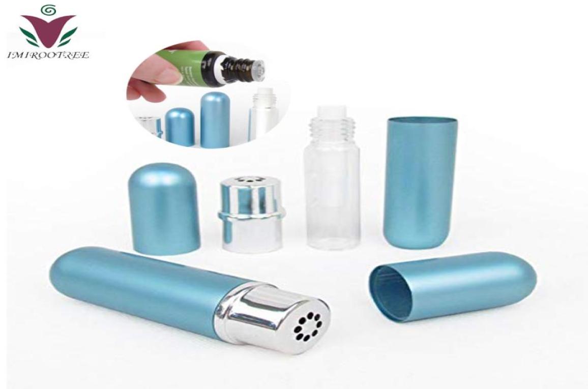 

20pcslot 8Colors High Quality Aluminum Nasal Inhaler sticks for Essential Oil empty Inhaler tube2224390
