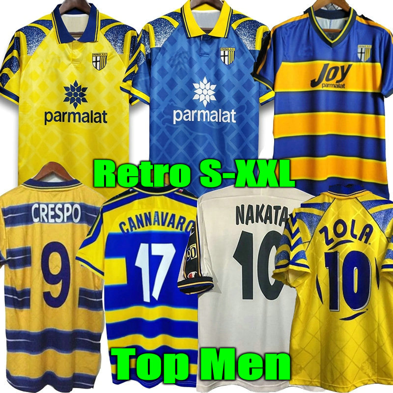 

1998 1999 2000 Parma Retro soccer Jersey Home 95 97 98 99 00 BAGGIO CRESPO CANNAVARO Football shirt 01 02 03 STOICHKOV THURAM futbol camisa, 95 97 away