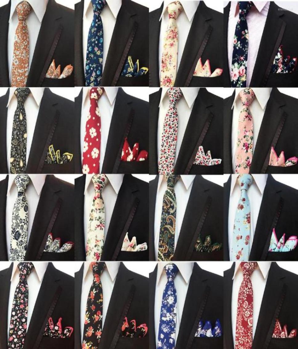 

Bow Ties GUSLESON Fashion 6cm Floral Men Set Paisley Cotton Jacquard Woven Neck Tie Suit Wedding Party Business8090783