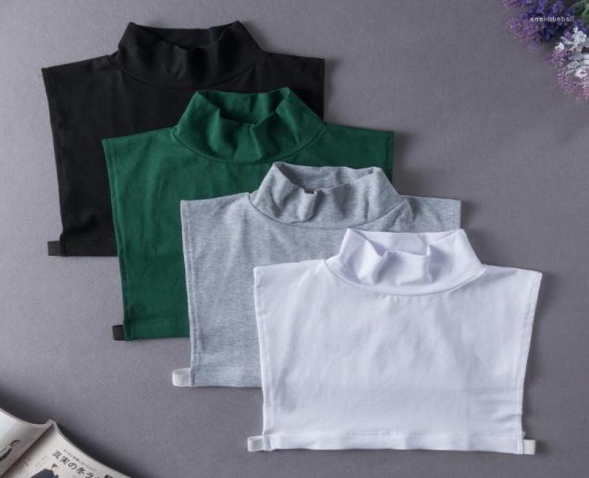 

Bow Ties Autumn Winter Women Turtleneck Detachable Collar Sweater Shirt False Collars Female Solid Color Fake Decorative3070914