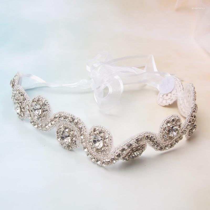 

Hair Clips MWSONYA Fashion Hairband For Women Bridal Accessories Headband Crystal Beach Wedding Jewelry Holiday