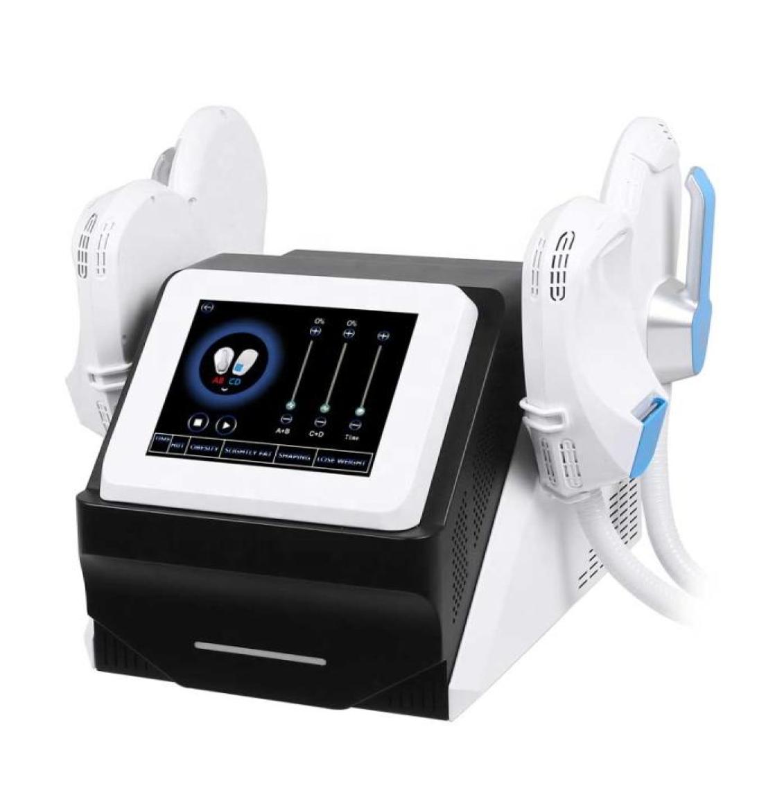 

New Arrival 4 handle muscle building Portable high intensity hiemt ems muscle stimulator fat burn hip lift body sculpting machine3584057