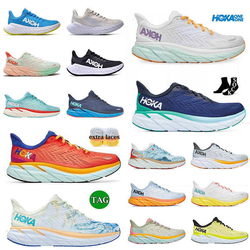 

Hoka Bondi 8 Running Shoes Hokas Carbon X2 Triple White Black Fiesta Orange Purple Harbor Mist Lunar Rock Shell Coral Peach Parfait Trainers Outdoor, C6