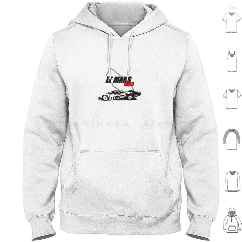 

Men' Hoodies 1983 Le Mans 24 Hours-The Lloyd 956 Group C At 24H Circuit Hoodie Cotton Long Sleeve Richard Racing H, M-3-4baseball-red