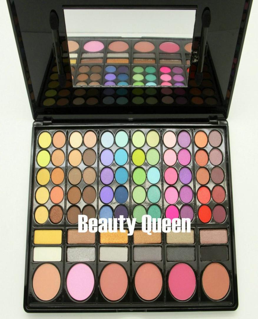 

Professional 78Color Eyeshadow Eye Shadow Blusher Palette Powder Makeup Cosmetic Fashion Kit P781 NEW6139129, Sky blue