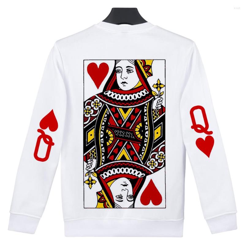 

Men's Hoodies Hip Hop Poker Streetwear 3D Print Sweatshirt Men/women Style Harajuku Casual Boys/girls Clothes Long Hooded, Q3171