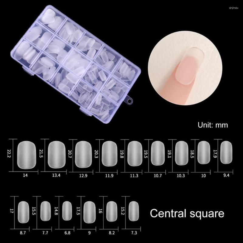 

False Nails Nail Extension Flexible Square Round Almond Tips Salon Supplies