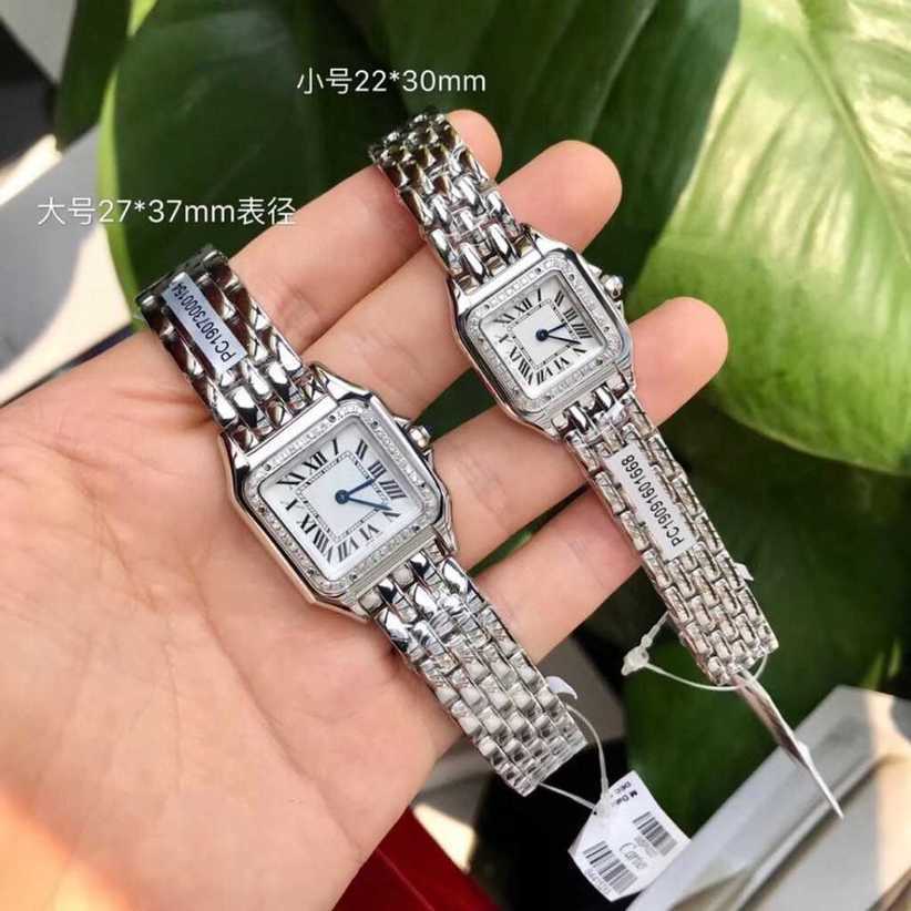 

luxury panthere watch for men santos wristwatches IJN7 high quality es Cheetah Sandus Diamond Swiss Quartz Tank Square, Split