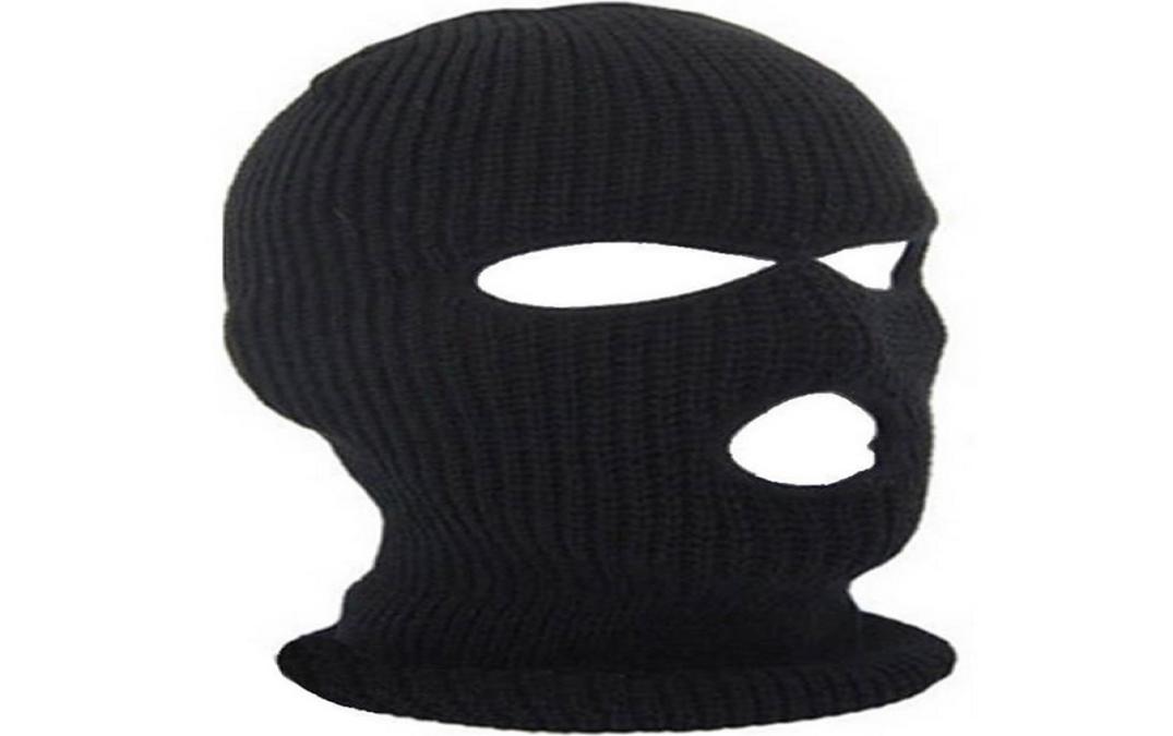 

Full Face Cover Mask Three 3 Hole Balaclava Knit Hat Winter Stretch Snow Mask Beanie Hat Cap New Black Warm Face Masks7966411