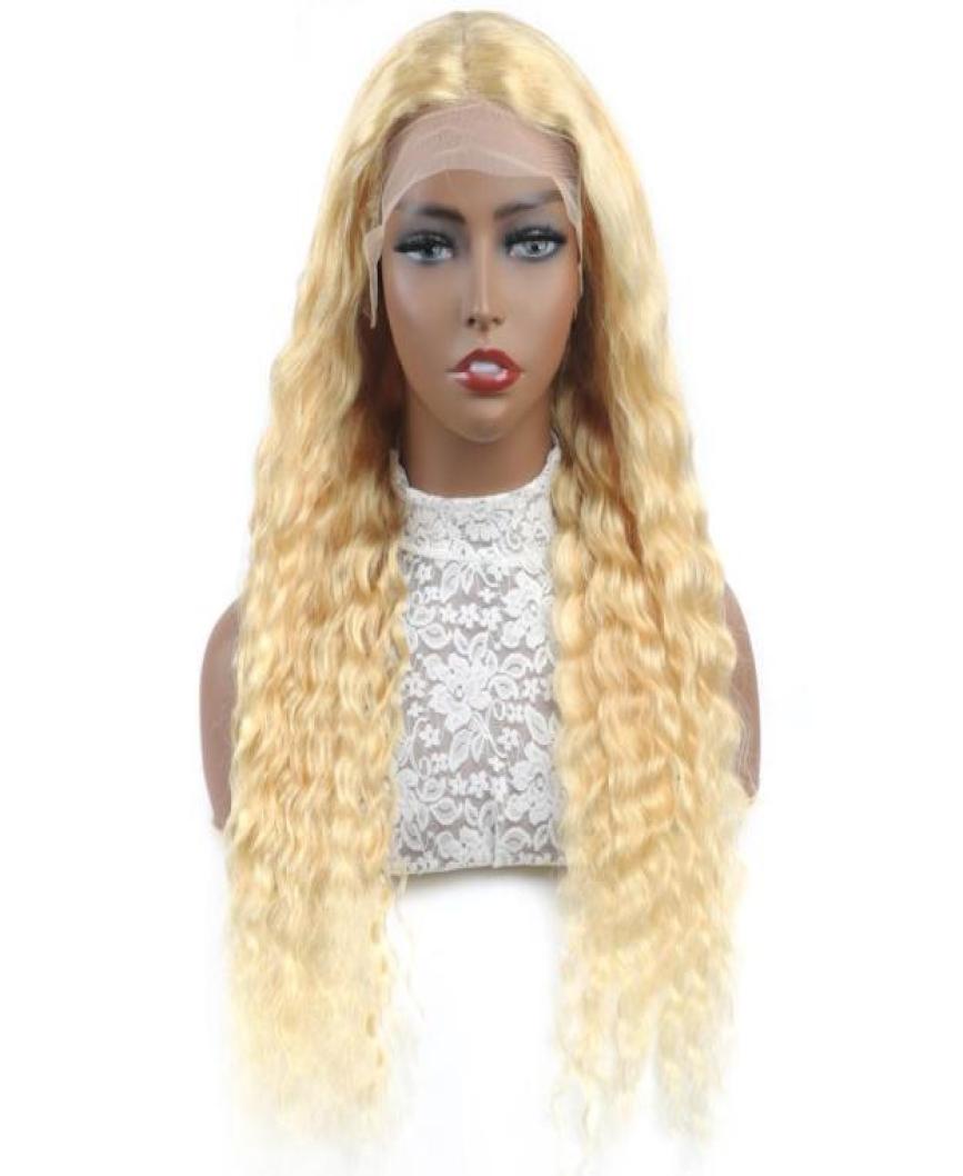 

Ishow 131 Transparent Lace Front Wig T Part Brazilian Body Wave Human Hair Wigs Blonde Color 613 Peruvian Straight 1030inch for 981689755