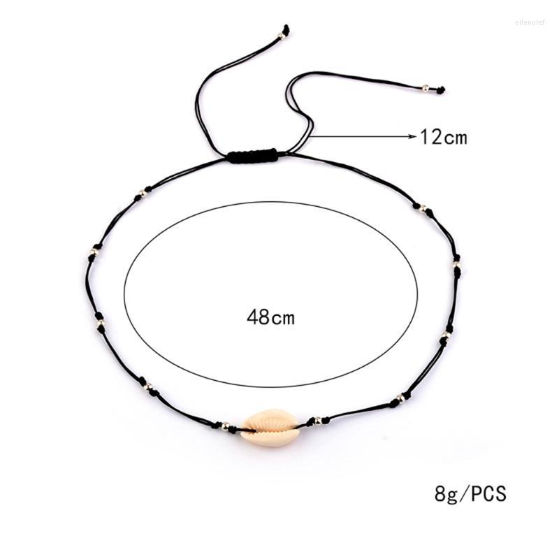 

Choker Chokers Cowrie Shell Necklace Natural Puka Seashell Vsco Boho Hawaiian Summer Beach Statement Unisex VChokers Gord22