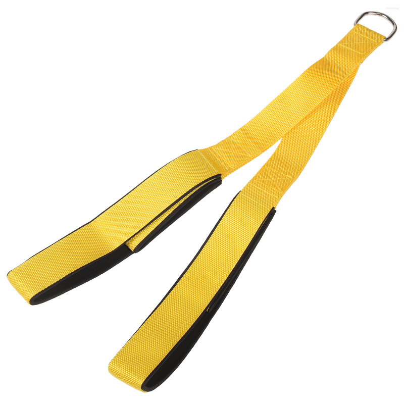 

Accessories Yellow Tricep Pull Rope Grip Fitness 74x6.5cm Biceps Tool Neoprene Training