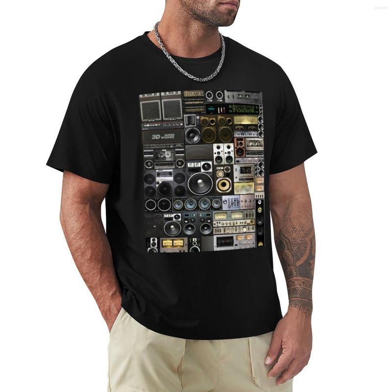 

Men's Polos Hifidelity Remix T-Shirt Cute Clothes Man Short Mens T Shirts, Dark gray