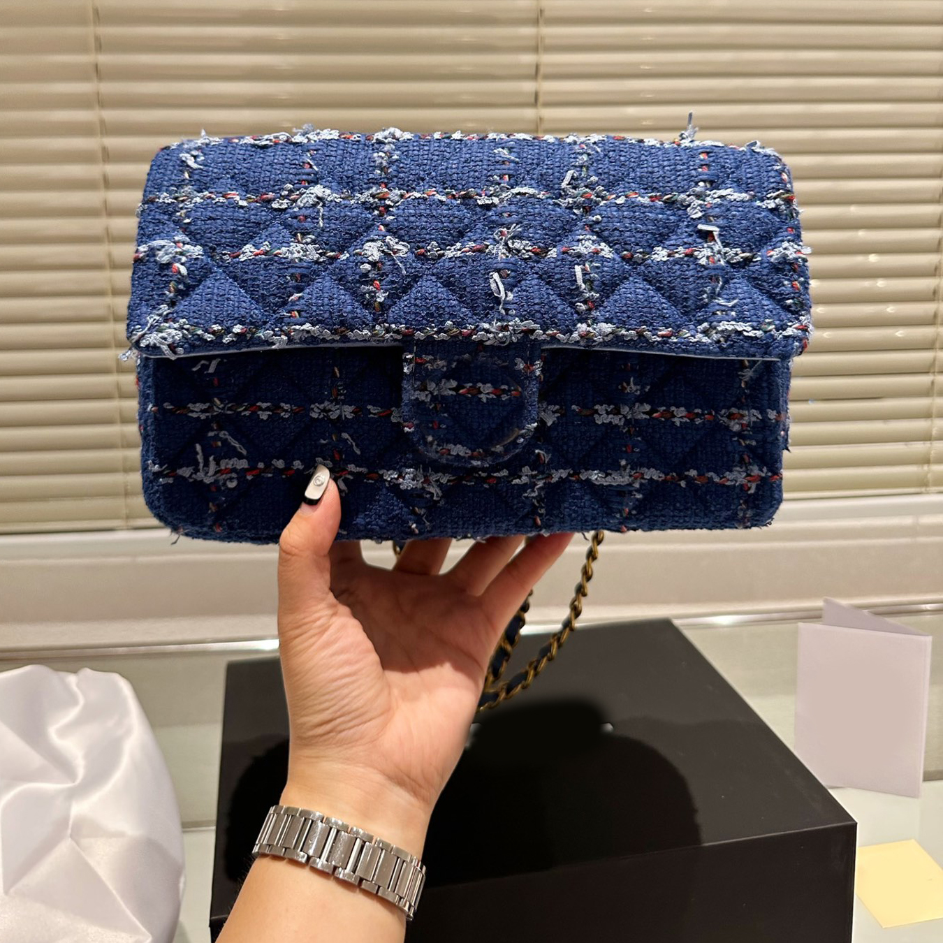 

Flap CF Chains Bags Designer Brand Bag Totes 2023 Luxury Handbags Handbag Fashion Shoulder High Quality Bag Women Letter Purse Phone Wallet Artwork, Box