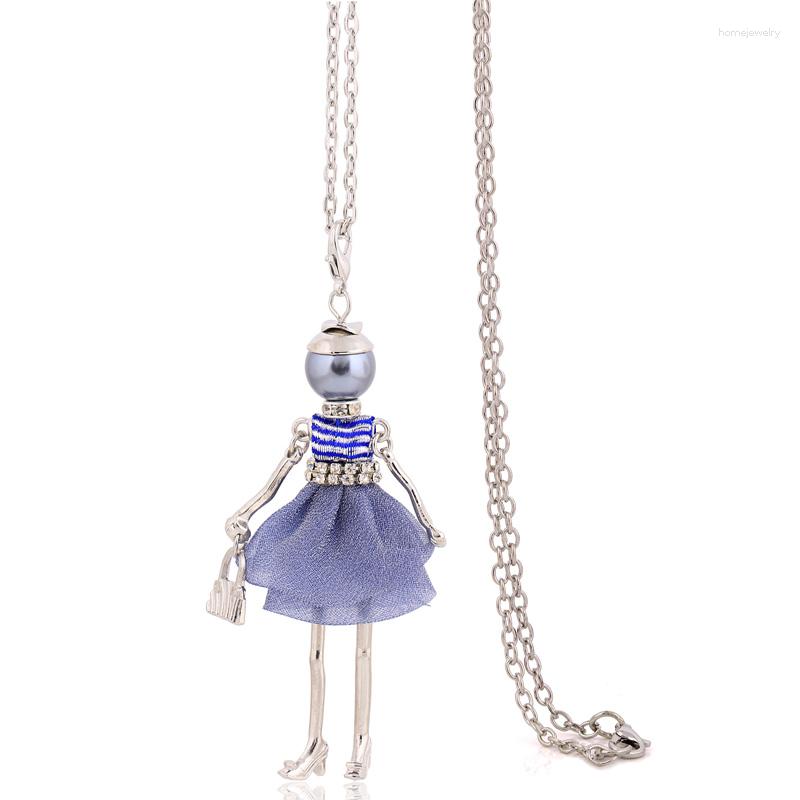 

Pendant Necklaces Fashion Necklace For Women Arrival Big Choker Crystal Fine Jewelry Simple Female Charm Long Chains