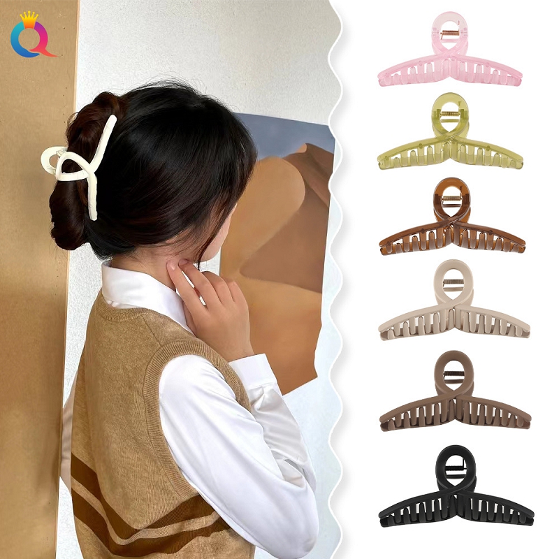 

Fashion blogger designer jewelry Large cross hair clip, curly hair clip, back spoon shark clip accessories Barrettes hair wholesale ZJ61