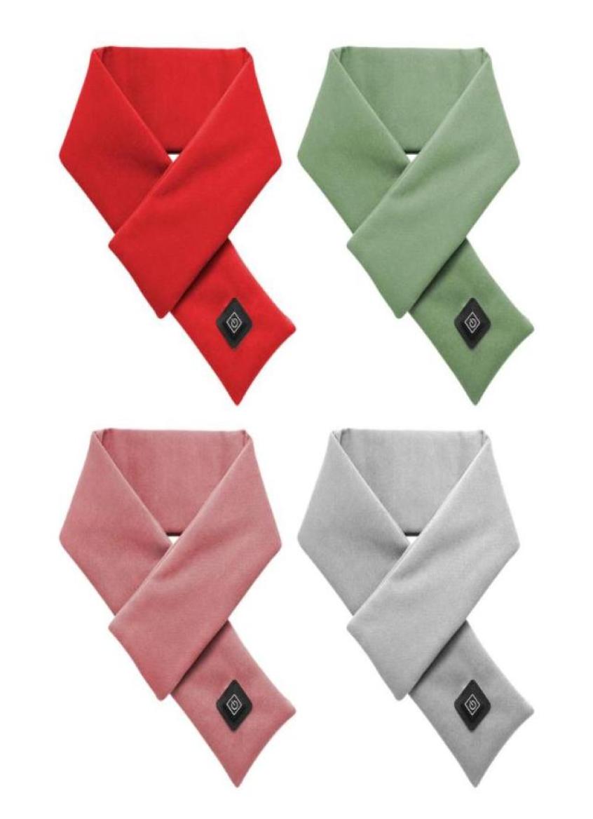 

Bandanas Winter Scarf USB Heated Neck Wrap Warm Soft Scarves Thanksgiving Christmas Gifts For Heating Skiing3476461