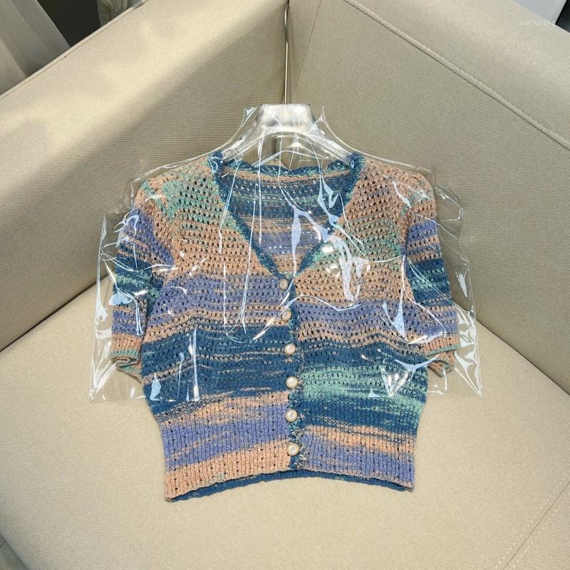 

Women' T Shirts E04214 Fashion Women Tops & Tees 2023 Runway Luxury European Design Party Style T-Shirts Clothing, Picture shown